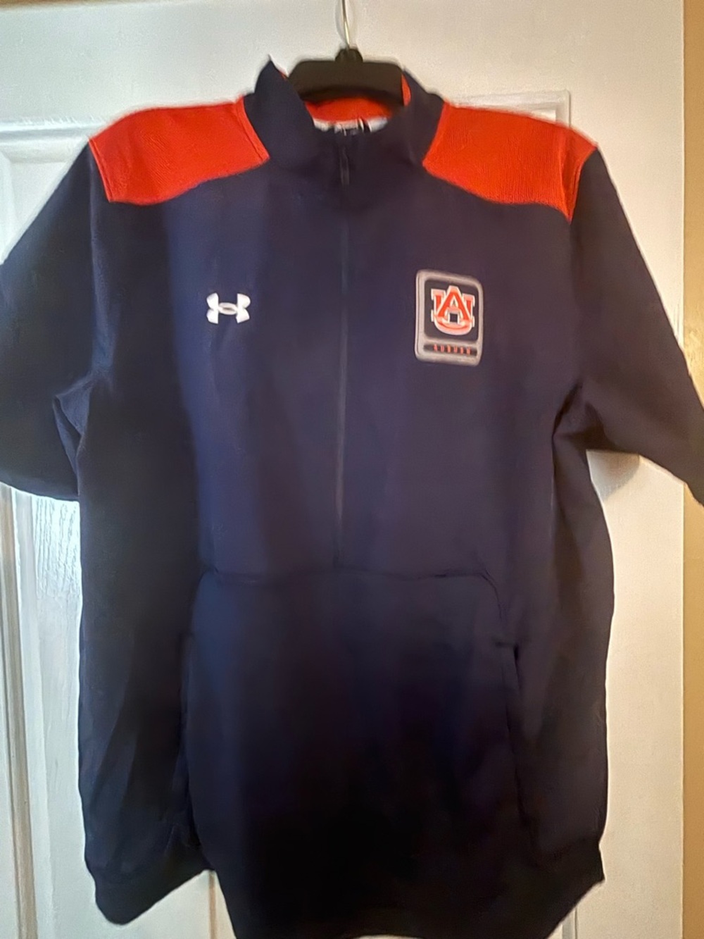 LG Navy and Bright Orange Athletic Jacket